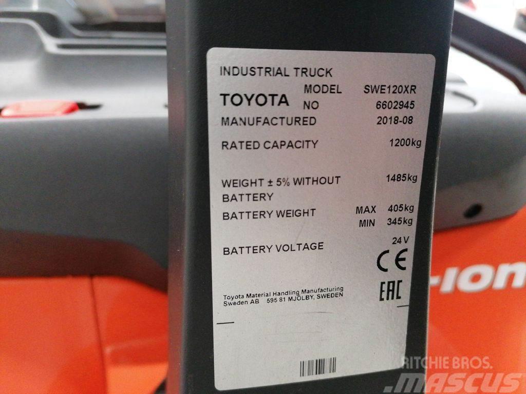 Toyota SWE120XR Li-ion Gaffelstabler med gående fører