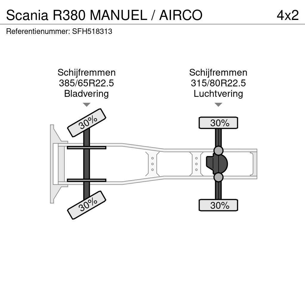 Scania R380 MANUEL / AIRCO Trækkere