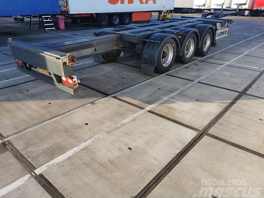 Pacton T3-010 Semi-trailer med containerramme