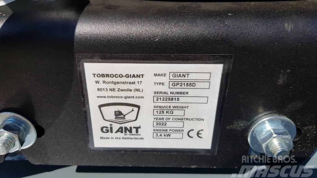 GiANT trilplaat GP2155D Jordvibrationstromler