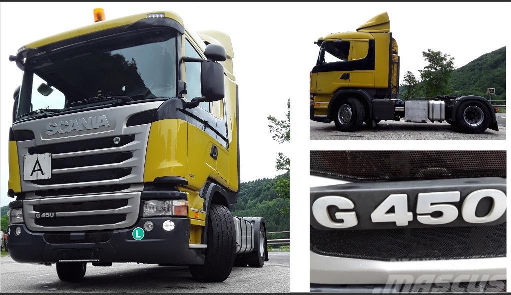 Scania G450/KIPPHYDRAULIK/ZUGMASCHINE/ERSTBESITZ/TOP! Trækkere