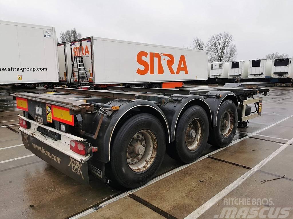 D-tec FT-43-03-V MULTI all connections Semi-trailer med containerramme