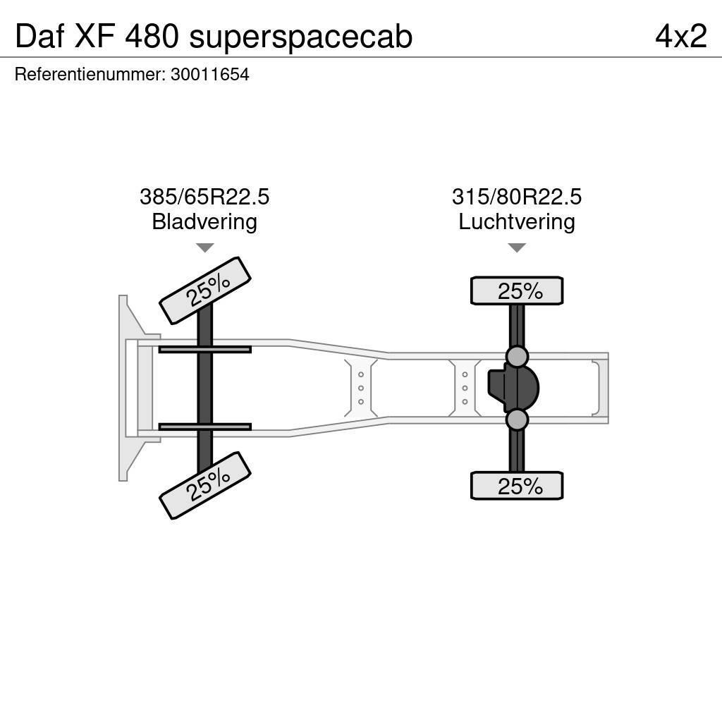 DAF XF 480 superspacecab Trækkere