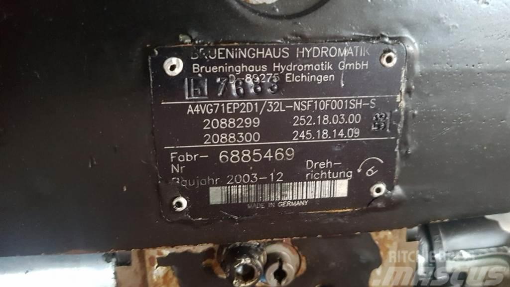Brueninghaus Hydromatik A4VG71EP2D1/32L - Drive pump/Fahrpumpe/Rijpomp Hydraulik
