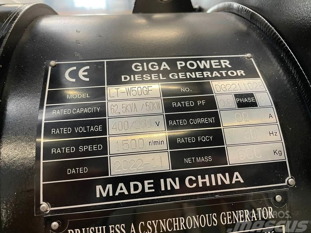  Giga power LT-W50GF 62.50KVA open set Andre generatorer