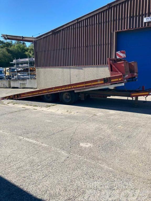 MOL 2 AXLES TIPPING TRAILER WITH RAMPS Blokvogn