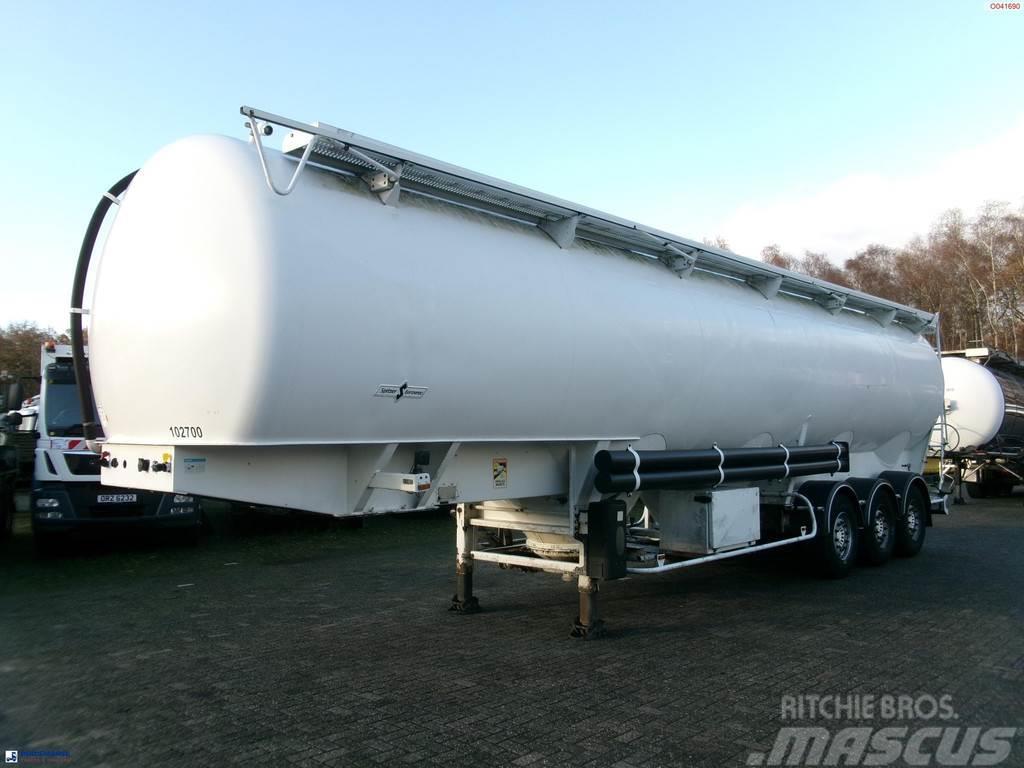 Spitzer Powder tank alu 55 m3 / 5 comp Semi-trailer med Tank