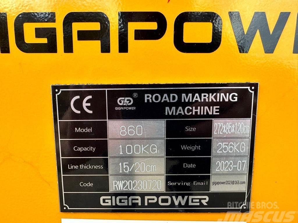  Giga power Road Marking Machine Asfalt-koldfræsere