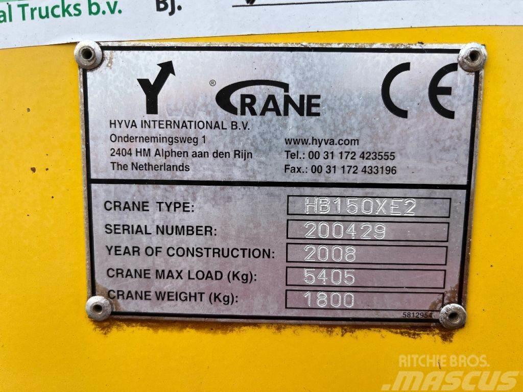 Hyva HB150 XE2 Crane / Kraan / Autolaadkraan / Ladekran Lastbilmonterede kraner