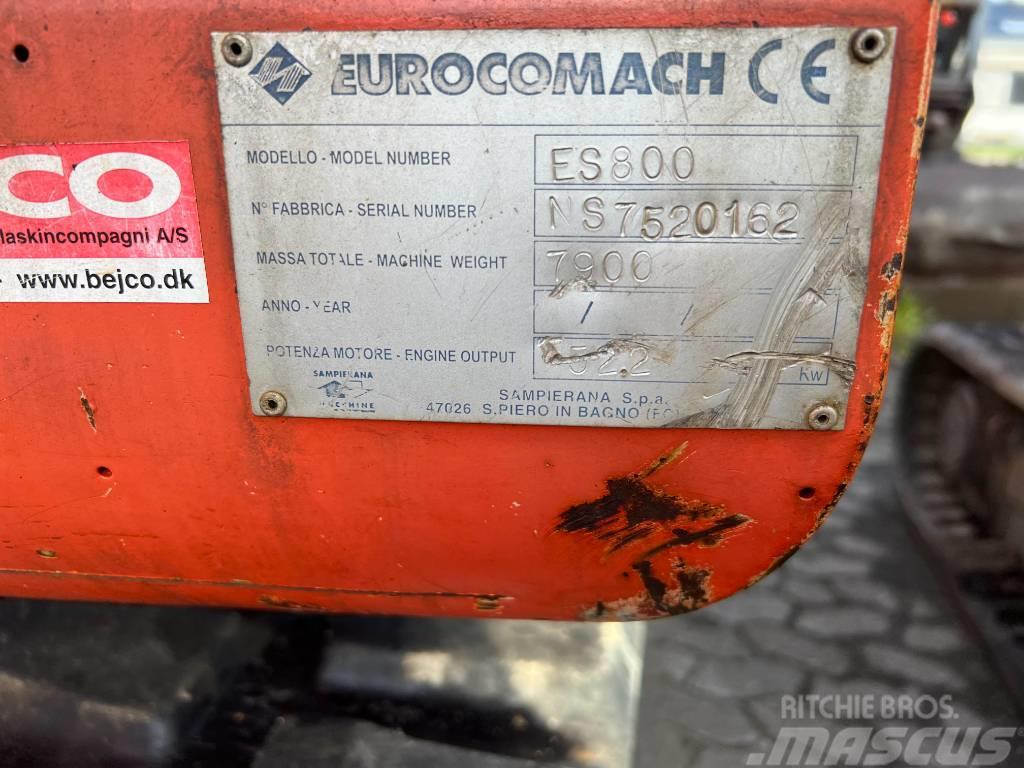 Eurocomach es800 Midi-gravemaskiner 7t - 12t
