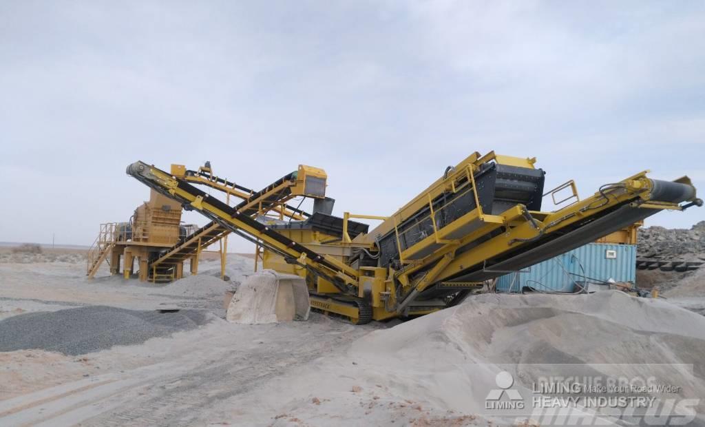 Liming YG1139EW760L Crawler mobile concrete jaw crusher Mobile knusere