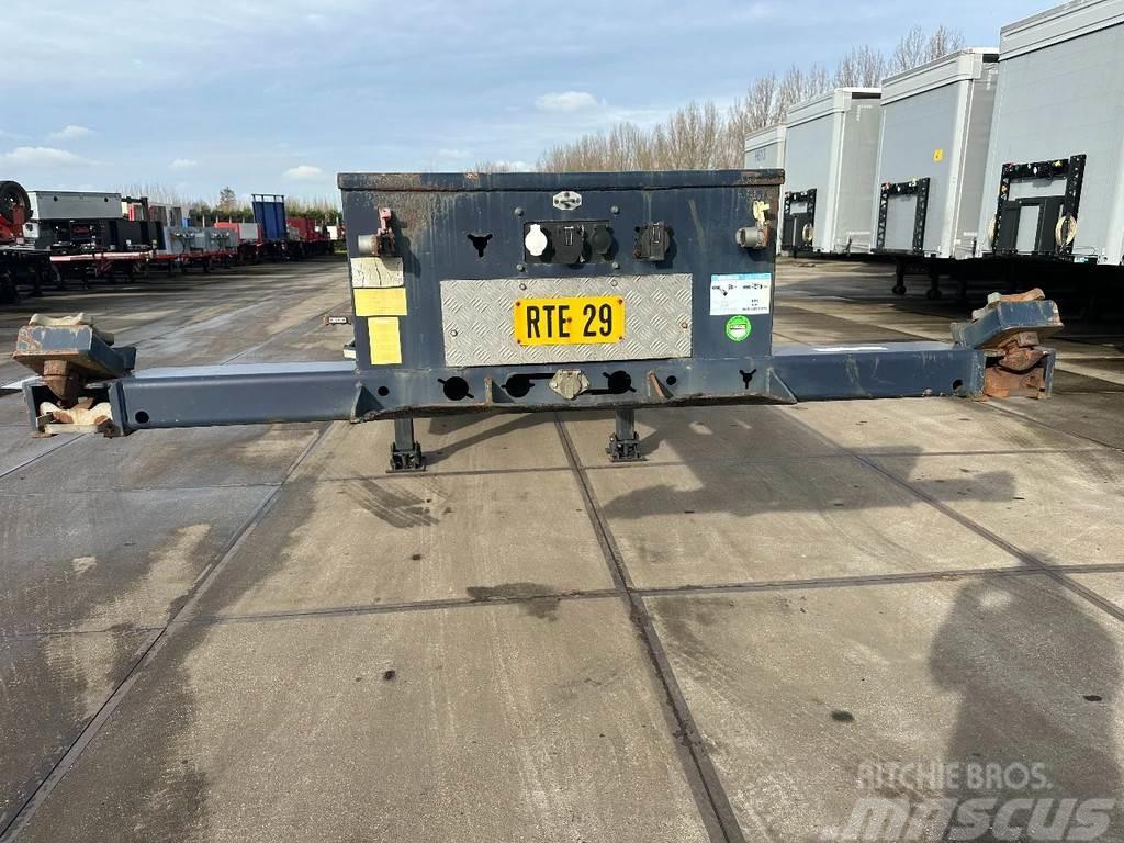 Renders 5 X IN STOCK, BPW, DISC, 20 + 40 FT Semi-trailer med containerramme