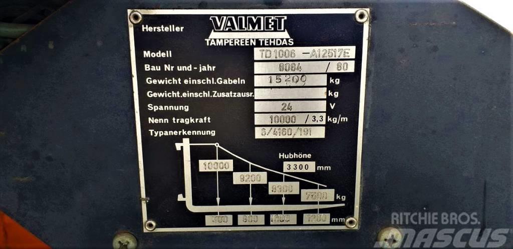  Wózek widłowy VALMET TD 1006 Diesel gaffeltrucks