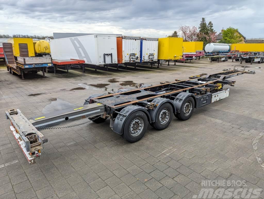 Schmitz Cargobull SCF 24 3-Axles Schmitz + GENSET - Lift-axle - Disc Semi-trailer med containerramme