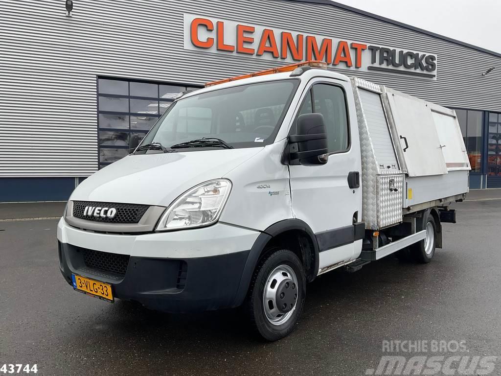 Iveco Daily 40C14G CNG Veegvuil opbouw Renovationslastbiler