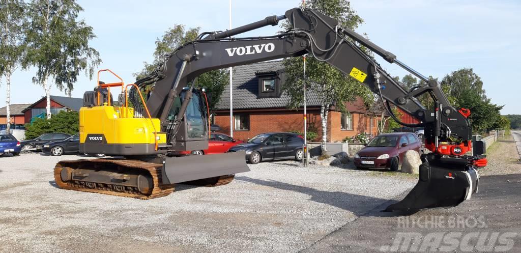 Volvo ECR 235 E , Uthyres Gravemaskiner på larvebånd