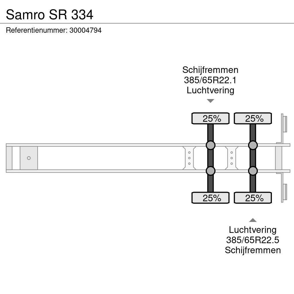 Samro SR 334 Semi-trailer med fast kasse