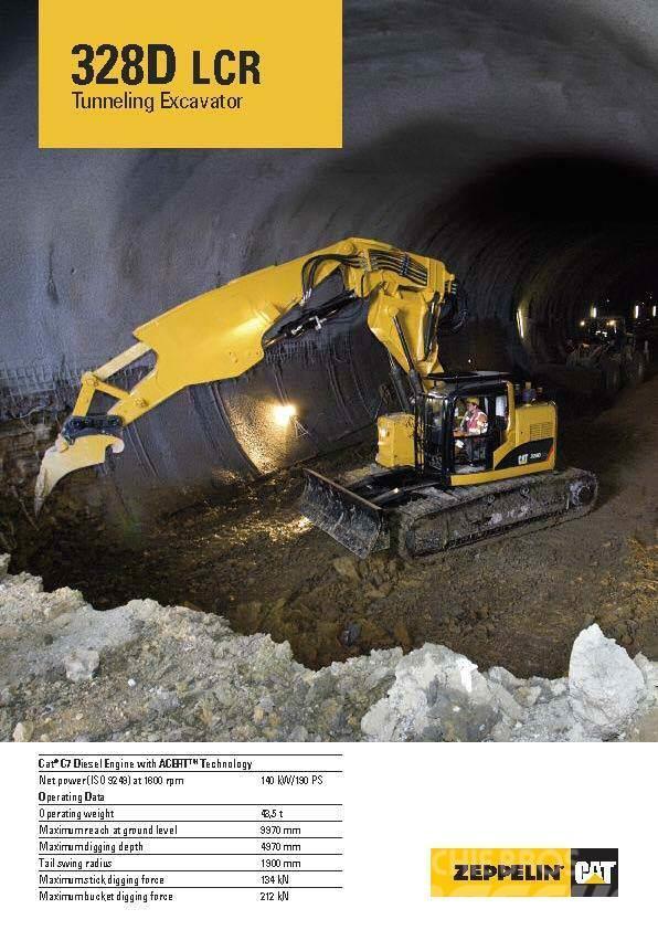CAT 325 C CR tunnel excavator Gravemaskiner på larvebånd