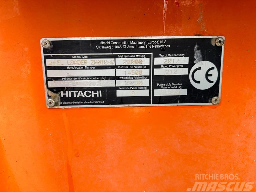 Hitachi ZW  310-6 Wagge Læssemaskiner på hjul