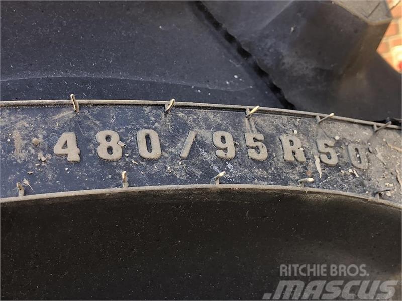 Firestone Dobbelt hjul IF 480/95r50 Hjul, Dæk og Fælge