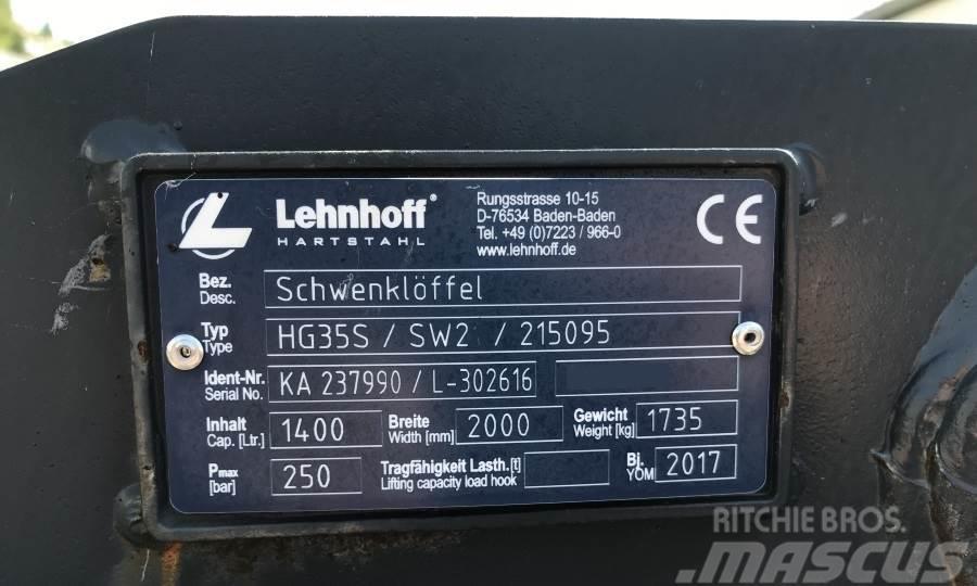 Lehnhoff 200 CM / SW25 - Schwenklöffel Gravarme