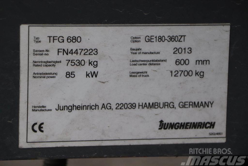 Jungheinrich TFG 680 LPG gaffeltrucks