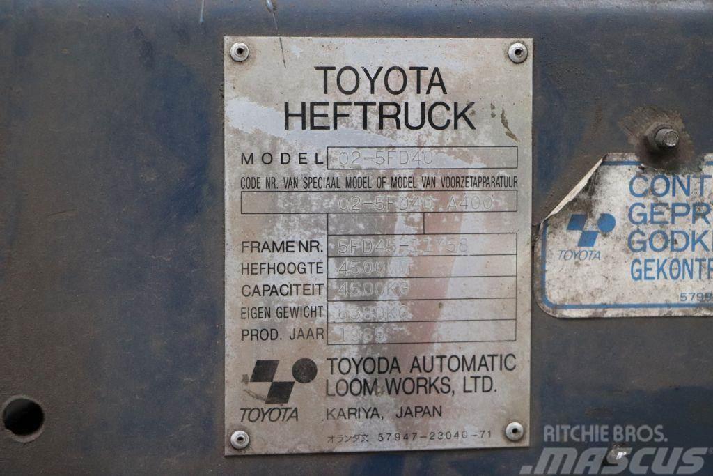 Toyota 02-5FD40 Diesel gaffeltrucks