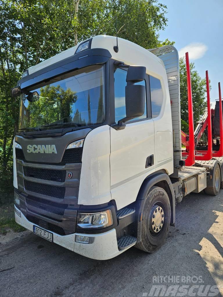 Scania 500 R Tømmertransport