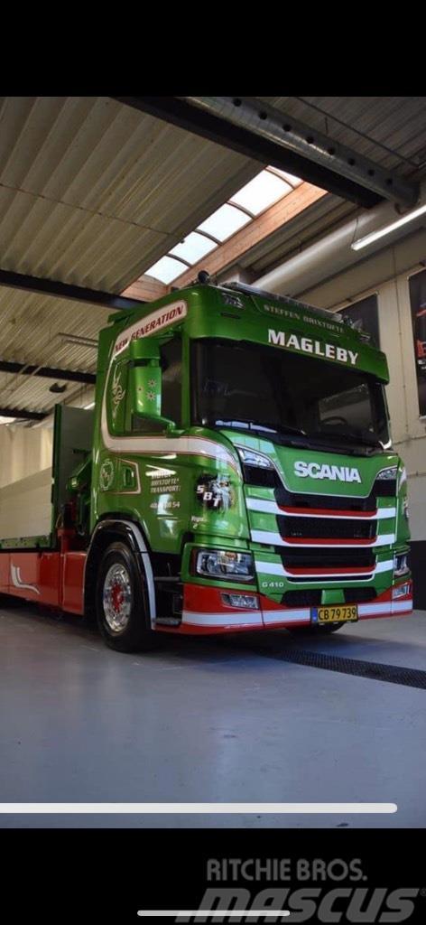 Scania G 410 Lastbil med kran