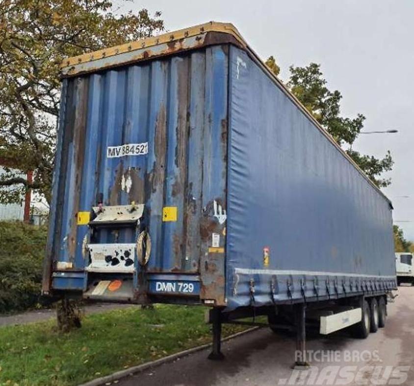 Krone SDP 27 eLB4-CS Profi Liner Semi-trailer med Gardinsider