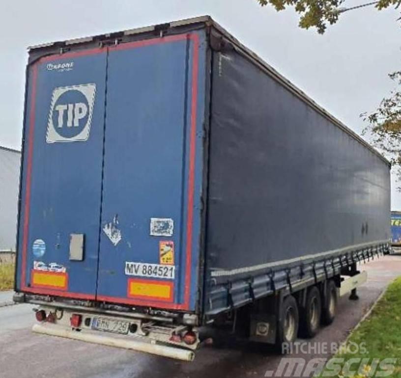 Krone SDP 27 eLB4-CS Profi Liner Semi-trailer med Gardinsider