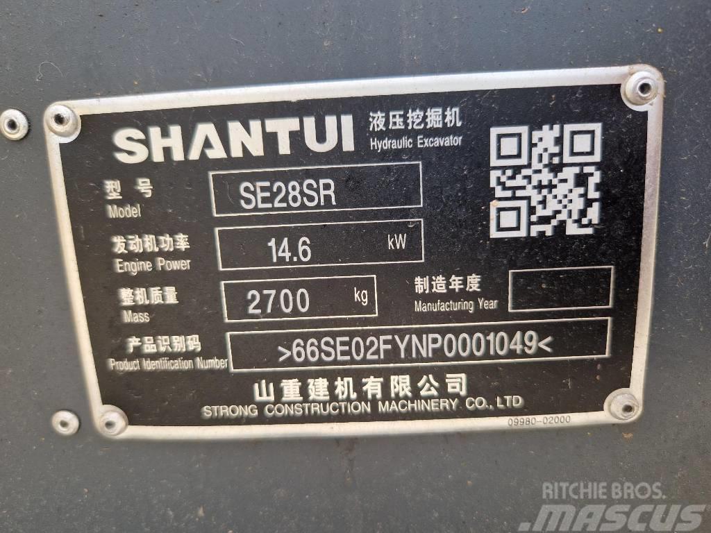 Shantui SE28SR Gravemaskiner på hjul