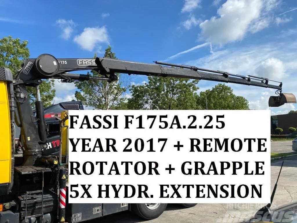 Fassi F175A.2.25 + REMOTE + ROTATOR + GRAPPLE F175A.2.25 Lastbilmonterede kraner