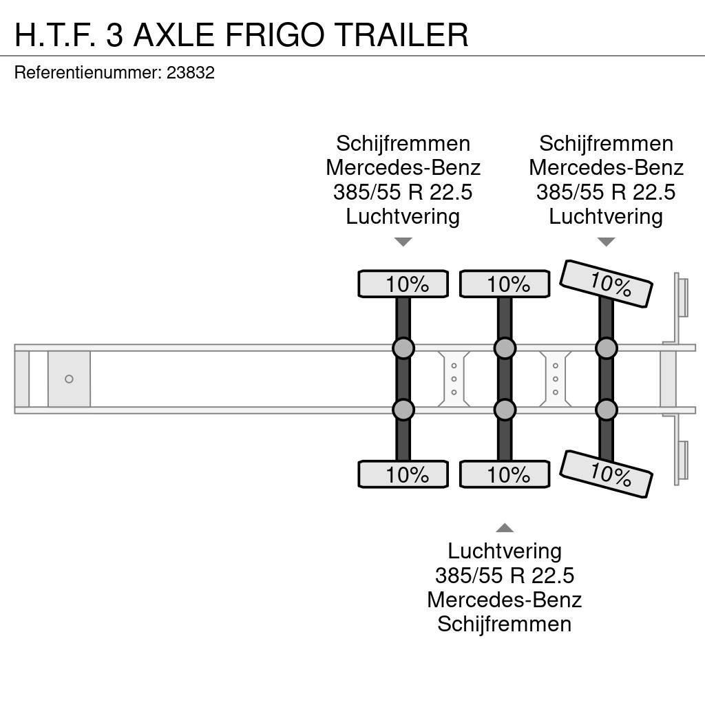  H.T.F. 3 AXLE FRIGO TRAILER Semi-trailer med Kølefunktion