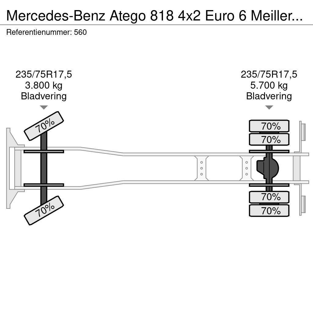 Mercedes-Benz Atego 818 4x2 Euro 6 Meiller 3 Seitenkipper 2 Piec Lastbiler med tip