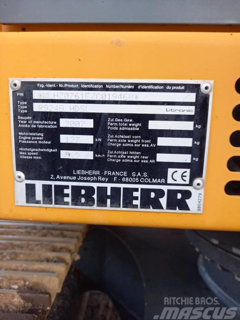 Liebherr R 924 B HD S L LITROIC Gravemaskiner på larvebånd