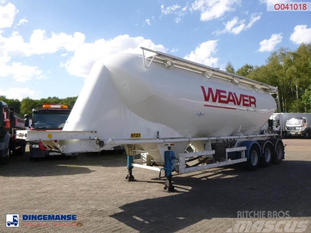 Spitzer Powder tank alu 43 m3 / 1 comp Semi-trailer med Tank