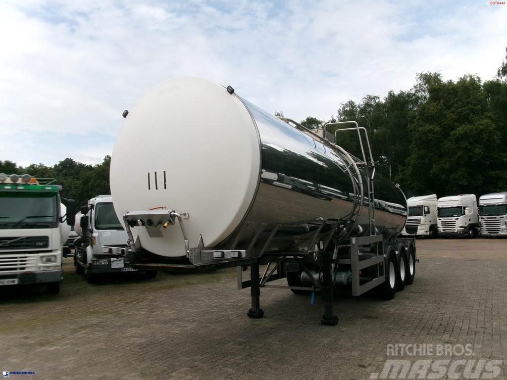 Crossland Food tank inox 30 m3 / 1 comp Semi-trailer med Tank