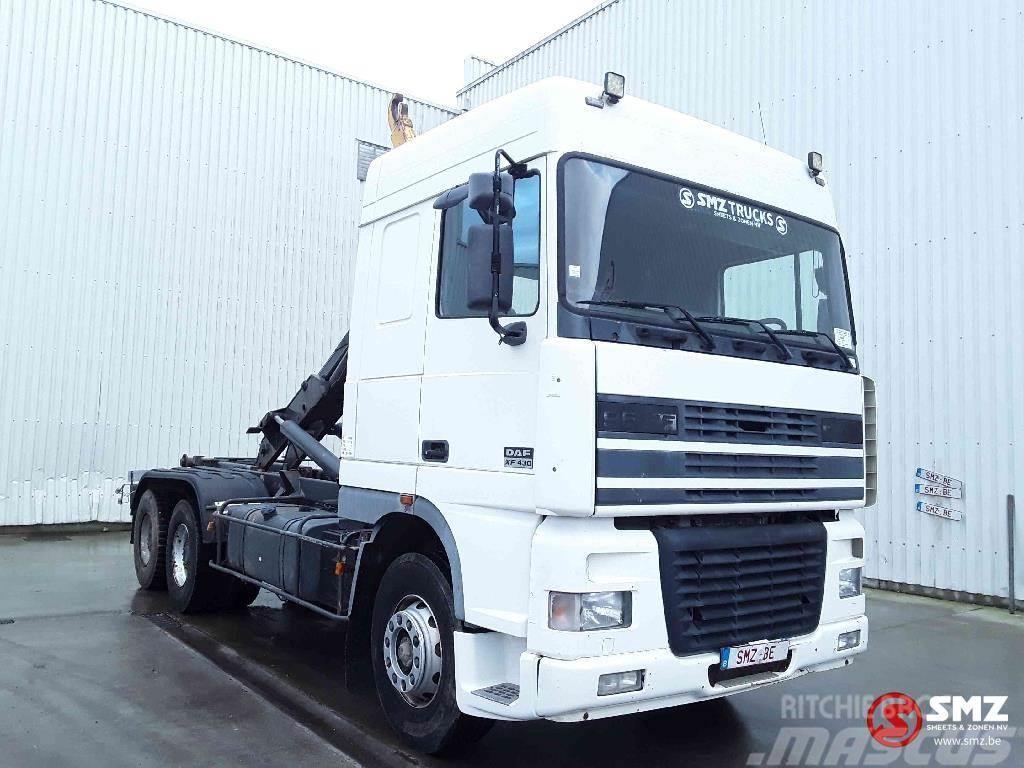DAF XF 430 Lastbiler med containerramme / veksellad