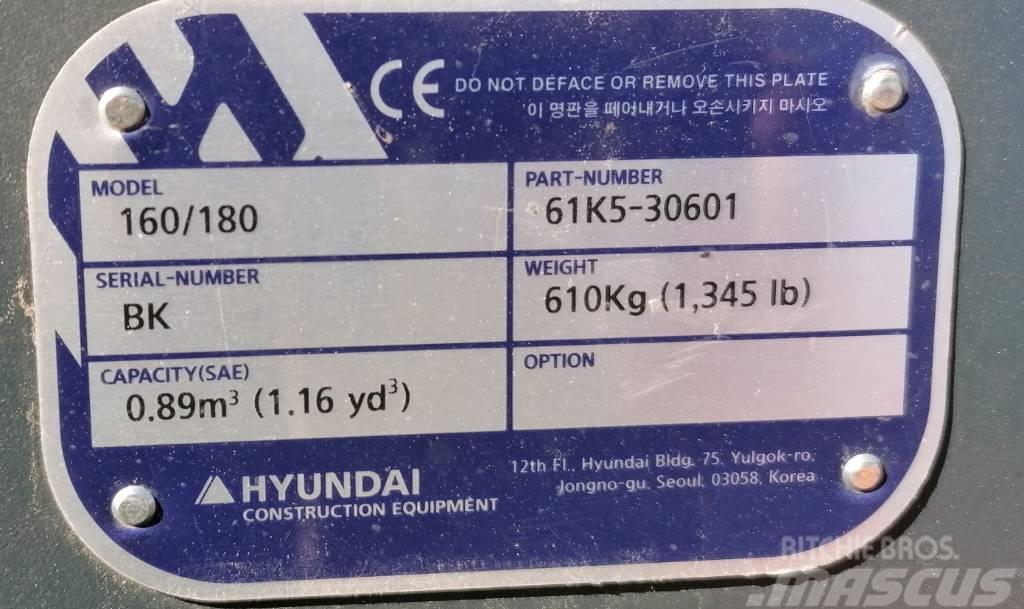 Hyundai 0.89m3_HX180 Skovle