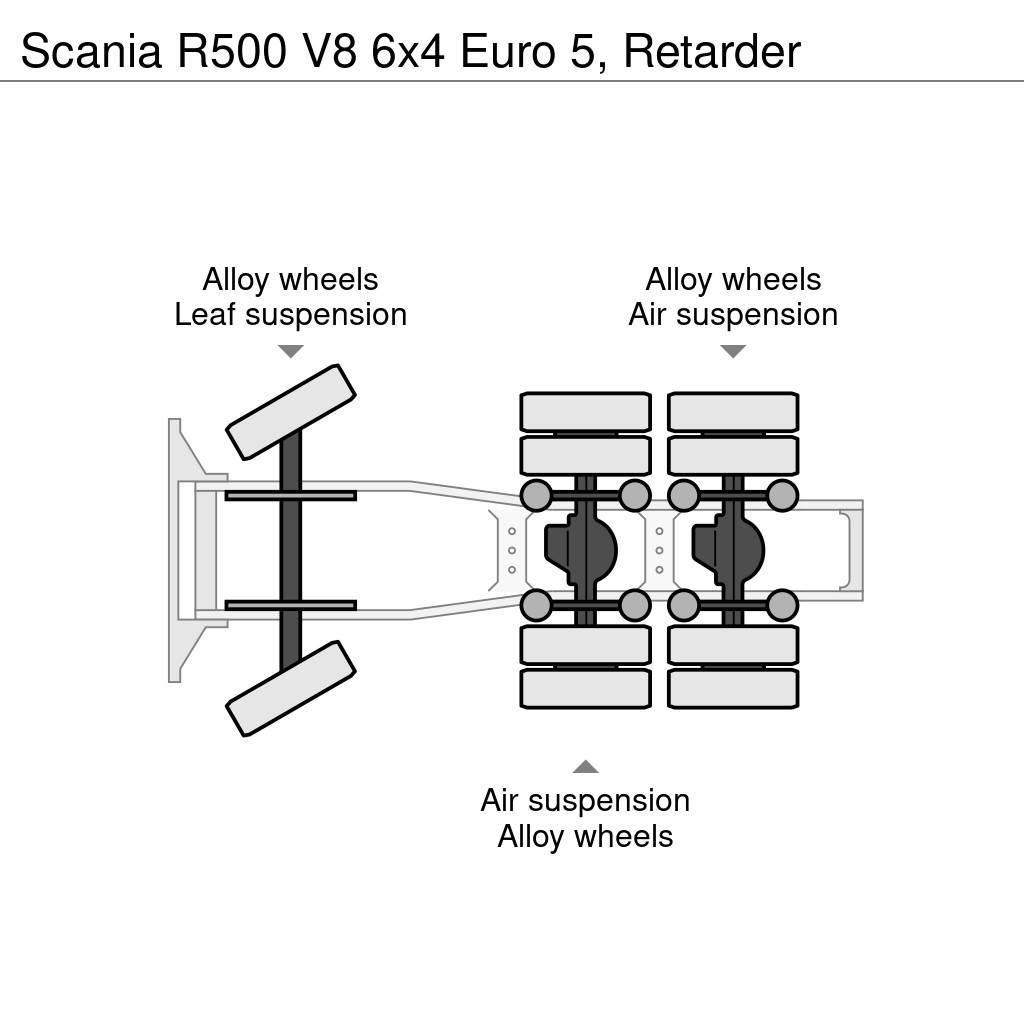 Scania R500 V8 6x4 Euro 5, Retarder Trækkere