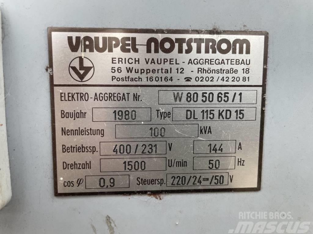  Notstromaggregat Vaupel 100 kVA Dieselgeneratorer
