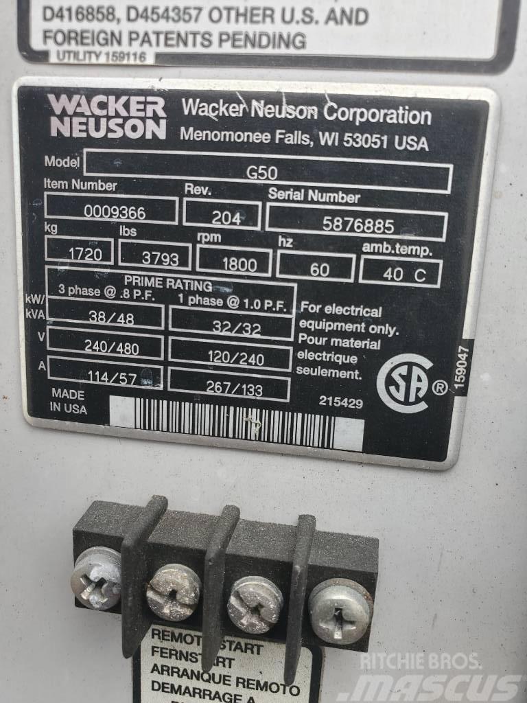 Wacker Neuson G 50 Dieselgeneratorer