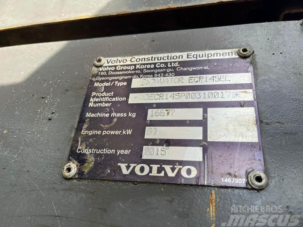 Volvo ECR 145 EL ROTOTILT / NOVATRON 3 D / AC Gravemaskiner på larvebånd