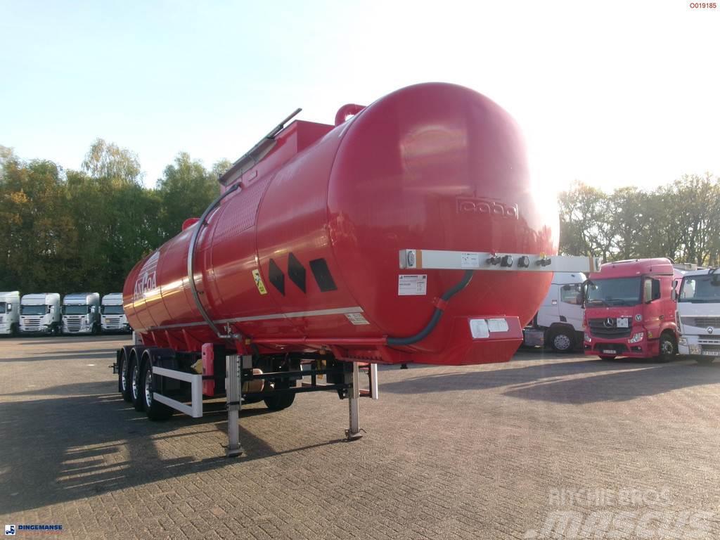 Cobo Bitumen tank inox 34 m3 / 1 comp Semi-trailer med Tank