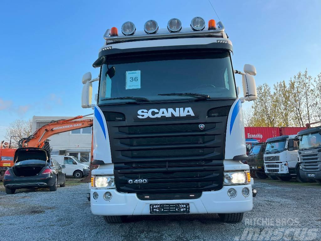 Scania R490LB6X2*4HNB, Euro6, Retarder, Lenkt+Lift Achse Demonterbare/wirehejs semi-trailere