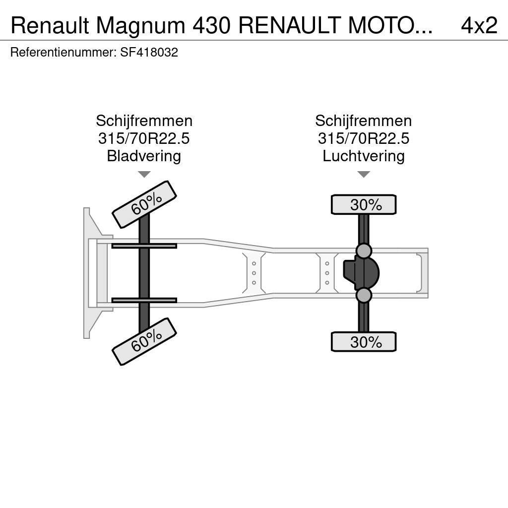 Renault Magnum 430 RENAULT MOTOR / AIRCO Trækkere