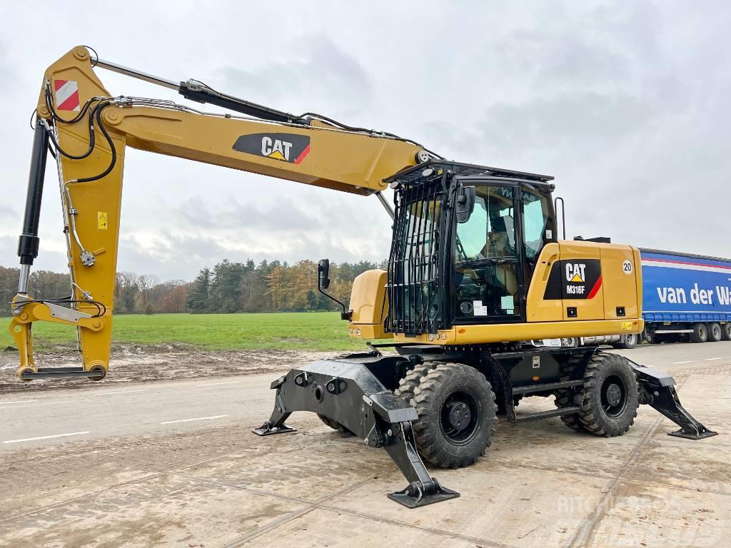 CAT M316F - Excellent Condition / Well Maintained Gravemaskiner på hjul