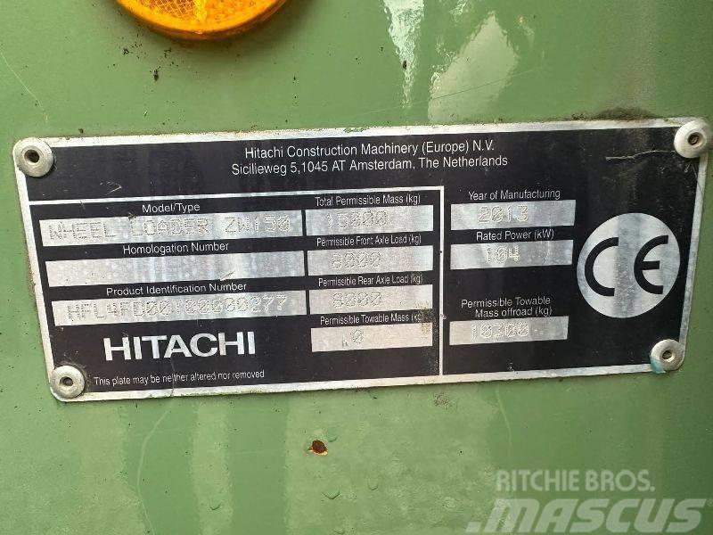 Hitachi ZW 150 Læssemaskiner på hjul