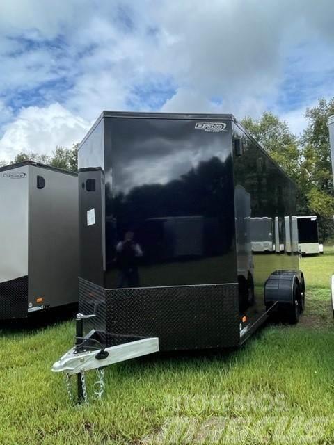 7.5FT x 16FT Enclosed Cargo Trailer Silver Star A Fast kasse